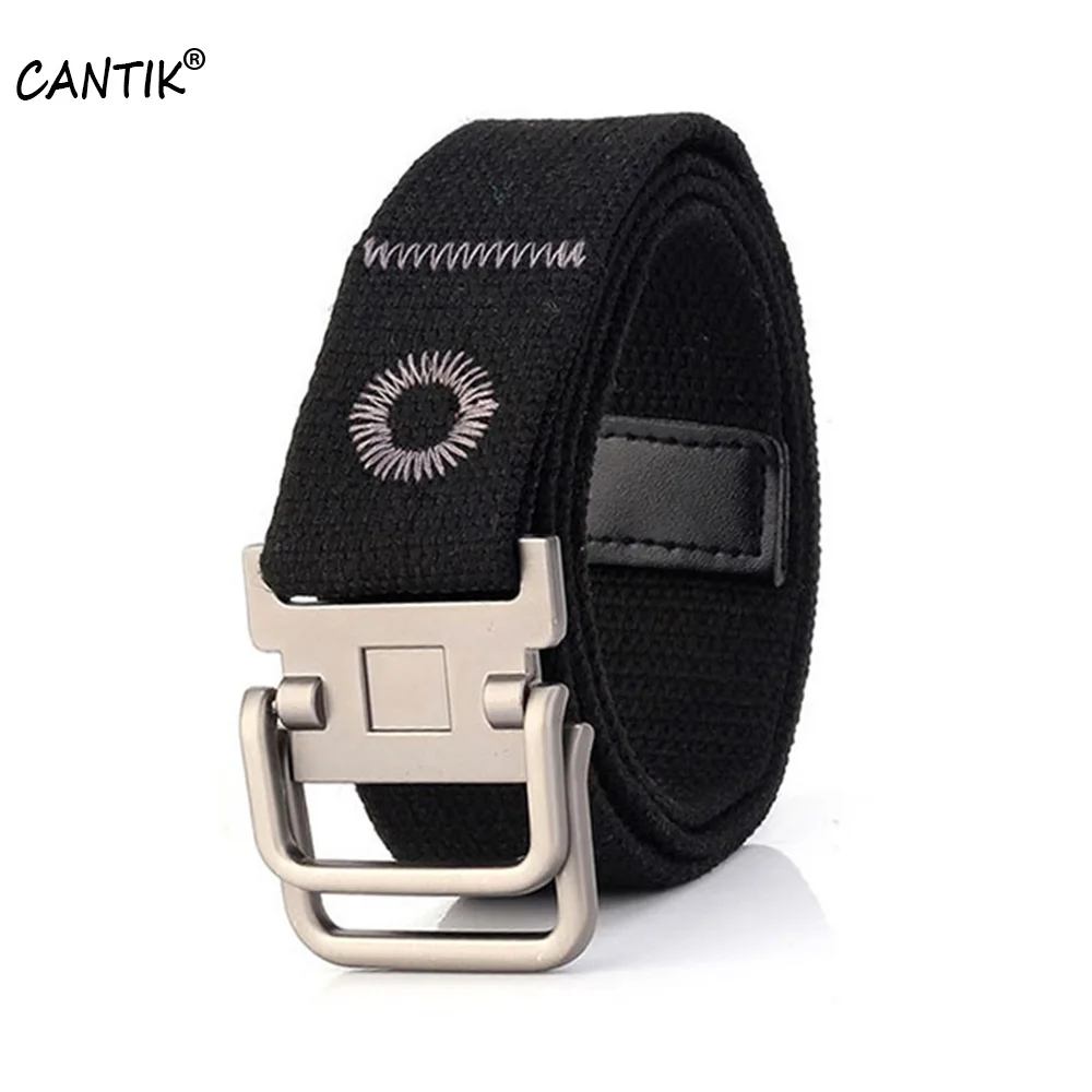 CANTIK 2020 New Arrival Double Loop Versatile Alloy Buckle Pure Canvas Leisure Styles Belt for Men Manufacturer Direct CBCA088
CANTIK 2020 New Arrival Double Loop Versatile Alloy Buckle Pure Canvas Leisure Styles Belt for Men Manufacturer Direct CBCA088