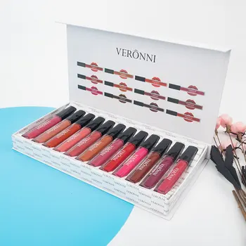 VERONNI Matte Lipstick 12pcs/Set Lasting Lip Nude Cosmetic Makeup Liquid Lip Stick Lipgloss Gift Box Sexy Lips Colors for Women
VERONNI Matte Lipstick 12pcs/Set Lasting Lip Nude Cosmetic Makeup Liquid Lip Stick Lipgloss Gift Box Sexy Lips Colors for Women