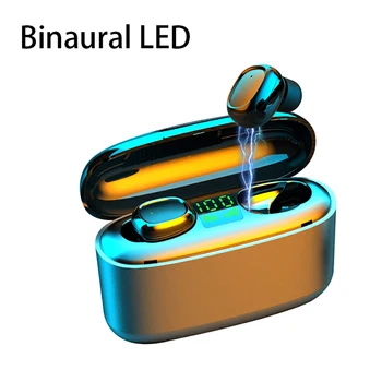 TWS Wireless Earphone LED Display Bluetooth 5.0 Headset In-Ear Touch Control Earphones Mini Earbuds with Charging Box
TWS Wireless Earphone LED Display Bluetooth 5.0 Headset In-Ear Touch Control Earphones Mini Earbuds with Charging Box