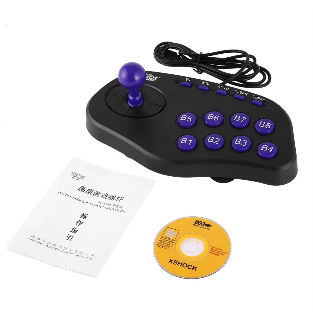 USB PC for Joystick Arcade Game Stick Gamepad Controller Gaming Accessories For Windows XP/9x/2000
USB PC for Joystick Arcade Game Stick Gamepad Controller Gaming Accessories For Windows XP/9x/2000