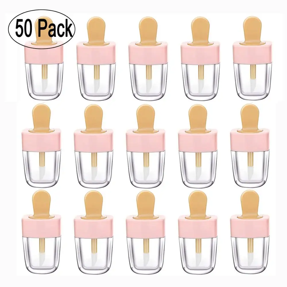 50Pack 5ML Empty Lipgloss Tube Container Ice Cream Shape Lip Gloss Containers DIY Cosmetic Refillable Containers Lipstick Bottle
50Pack 5ML Empty Lipgloss Tube Container Ice Cream Shape Lip Gloss Containers DIY Cosmetic Refillable Containers Lipstick Bottle