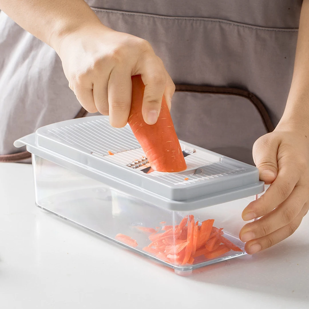 Original Jordan&Judy 6 In 1 Multi-function Vegetable Slicer Cutter Fruit Melon Peeler Manual Vegetable Chopper