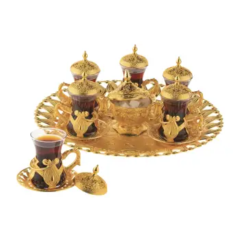 Authentic Tea Set Glass Drinkingware Seljuk Teacup Canecas Tea Set Capped Teaware Tea Mugs Tray Sugar Bowl Home Decoration
Authentic Tea Set Glass Drinkingware Seljuk Teacup Canecas Tea Set Capped Teaware Tea Mugs Tray Sugar Bowl Home Decoration