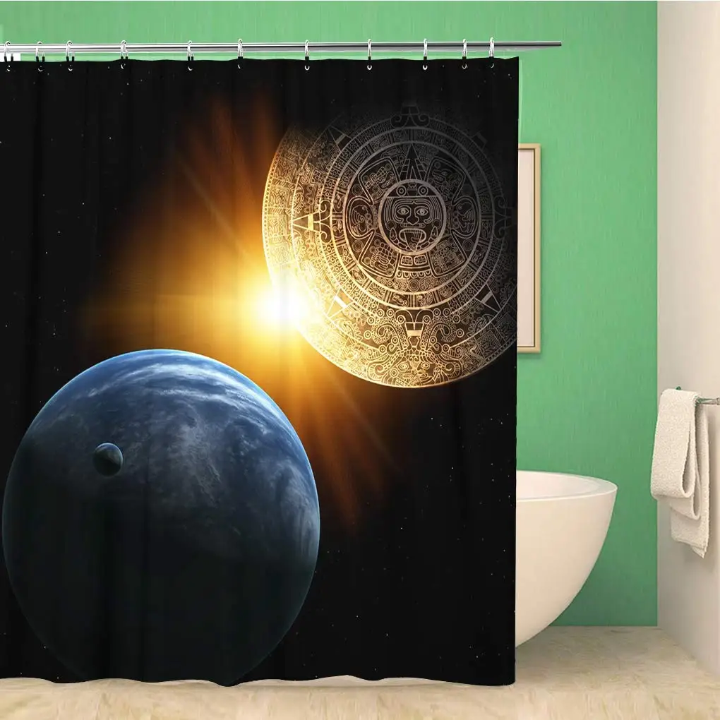 Bathroom Shower Curtain Prophecy Maya Calendar and Earth Apocalyptic Aztec Fantasy Accurate 72x72 inches Waterproof Bath Curtain
Bathroom Shower Curtain Prophecy Maya Calendar and Earth Apocalyptic Aztec Fantasy Accurate 72x72 inches Waterproof Bath Curtain