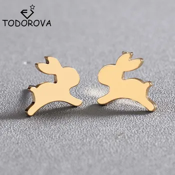 Todorova Fashion Cute Tiny Bunny Rabbit Earring for Children Animal Stud Earring Stainless Steel Jewelry for Women 
Todorova Fashion Cute Tiny Bunny Rabbit Earring for Children Animal Stud Earring Stainless Steel Jewelry for Women