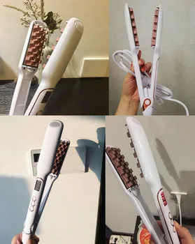 Hot Selling Hair Volumizing Iron Fast heating Hair Straightening Brush LCD Display Volumizing Hair Straightener
Hot Selling Hair Volumizing Iron Fast heating Hair Straightening Brush LCD Display Volumizing Hair Straightener