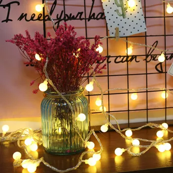 3/6/10M LED USB String Lights Christmas Lights Outdoor Waterproof Lights String Holiday Decoration Lights String Lamp Round Ball
3/6/10M LED USB String Lights Christmas Lights Outdoor Waterproof Lights String Holiday Decoration Lights String Lamp Round Ball