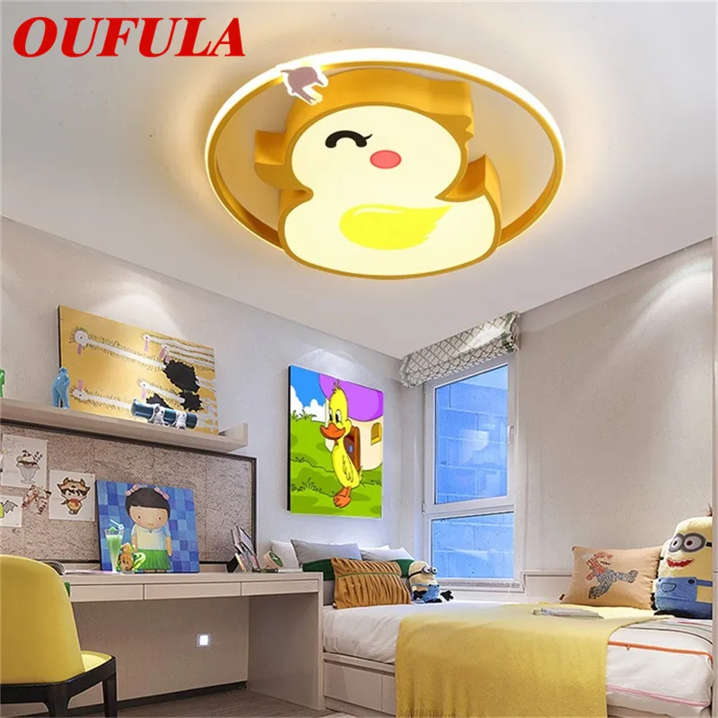OUTELA Children's Ceiling Lamp Little Yellow Duck Modern Fashion Suitable For Children's Room Bedroom Kindergarten
OUTELA Children's Ceiling Lamp Little Yellow Duck Modern Fashion Suitable For Children's Room Bedroom Kindergarten