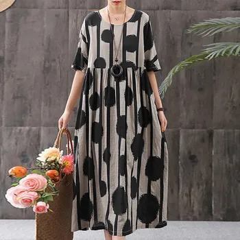Free Shipping5xl 2020 Summer Long Dress Women Short Sleeve Casual O-neck Loose Maxi Dresses Female Fashion Plus Size
Free Shipping5xl 2020 Summer Long Dress Women Short Sleeve Casual O-neck Loose Maxi Dresses Female Fashion Plus Size