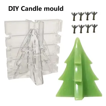 Christmas Tree Candle Mold with Screws Plastic Tree Candle Moulds Soap Molds for Home DIY Handcraft Candle Making Crafts Mould
Christmas Tree Candle Mold with Screws Plastic Tree Candle Moulds Soap Molds for Home DIY Handcraft Candle Making Crafts Mould