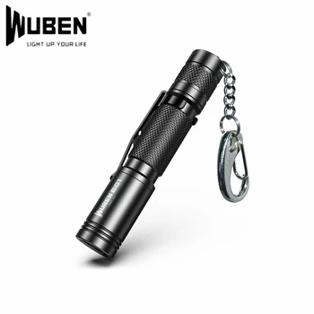 

WUBEN E01 Mini Keychain EDC Flashlight CREE XP G3 LED Utilized IP68 Waterproof Outdoor AAA Battery Small Torch Light for Tourist