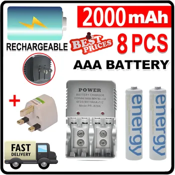 8pcs aaa rechargeable battery 1.2v 3a battery for remote control car camera shaver telephone flashlights
8pcs aaa rechargeable battery 1.2v 3a battery for remote control car camera shaver telephone flashlights