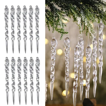 Christmas Transparent Icicle Pendant New Christmas Tree Decoration Thread Pendan Christmas Decoration, Christmas, New Year, Part
Christmas Transparent Icicle Pendant New Christmas Tree Decoration Thread Pendan Christmas Decoration, Christmas, New Year, Part