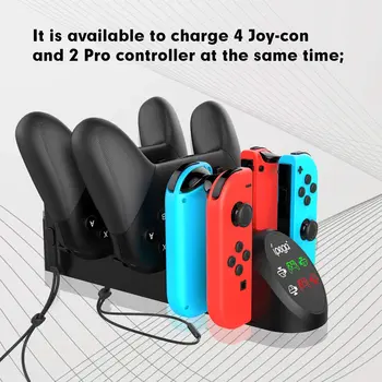 6 in 1 Controller Charger for Nintendo Switch for 4 JoyCon 2 Pro Controllers 2 Joycon Wrist Straps with USB 2.0 Ports and Plug
6 in 1 Controller Charger for Nintendo Switch for 4 JoyCon 2 Pro Controllers 2 Joycon Wrist Straps with USB 2.0 Ports and Plug
