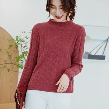 O-Neck Women Jumpers 100% Cashmere knit Sweaters Ladies Pullovers 2019 New Fashion 4Colors Sweater Standard Clothes
O-Neck Women Jumpers 100% Cashmere knit Sweaters Ladies Pullovers 2019 New Fashion 4Colors Sweater Standard Clothes