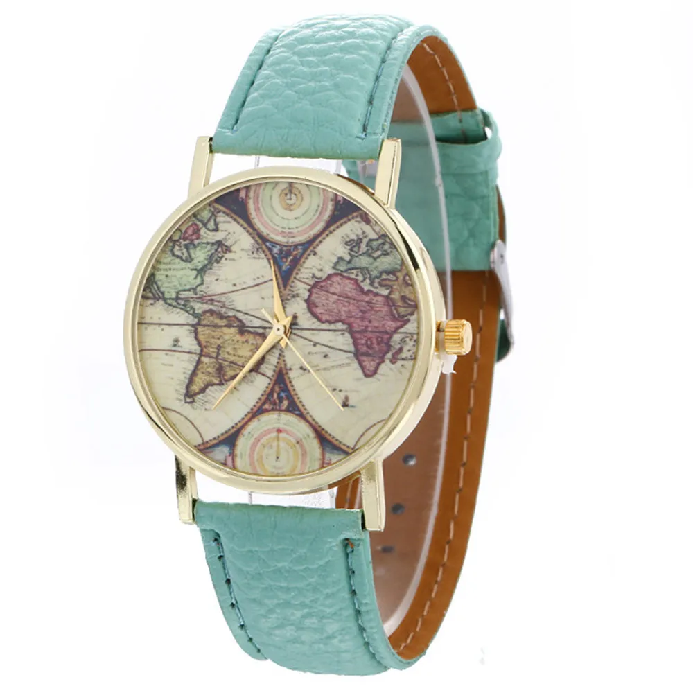 Women World Map Pattern Fashion Leather Analog Quartz Wrist Watch Ladies Casual Watch Female Clock relogio feminino 2019
Women World Map Pattern Fashion Leather Analog Quartz Wrist Watch Ladies Casual Watch Female Clock relogio feminino 2019