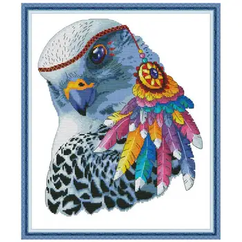 Rainbow eagle animals counted printed on the canvas 11CT 14CT DIY kit Cross Stitch embroidery needlework Sets home decor
Rainbow eagle animals counted printed on the canvas 11CT 14CT DIY kit Cross Stitch embroidery needlework Sets home decor