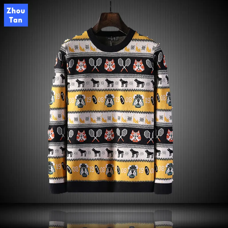 ZhouTan 2020 Black Sweaters And Pullovers Men Long Sleeve Knitted Sweater High Quality Winter Pullovers Homme Warm Navy Coat 4xl
ZhouTan 2020 Black Sweaters And Pullovers Men Long Sleeve Knitted Sweater High Quality Winter Pullovers Homme Warm Navy Coat 4xl
