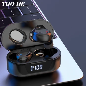 TWS Bluetooth 5.0 Earphones Wireless Headphones With LED Mic Sports Waterproof Headsets Touch Control Earbuds And Charging Box
TWS Bluetooth 5.0 Earphones Wireless Headphones With LED Mic Sports Waterproof Headsets Touch Control Earbuds And Charging Box