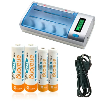 analong AA 2200mah NI-MH battery+AAA 1000mah NI-MH battery+LCD Multifunction AA/AAA/C/D/9V rechargeable battery charger
analong AA 2200mah NI-MH battery+AAA 1000mah NI-MH battery+LCD Multifunction AA/AAA/C/D/9V rechargeable battery charger