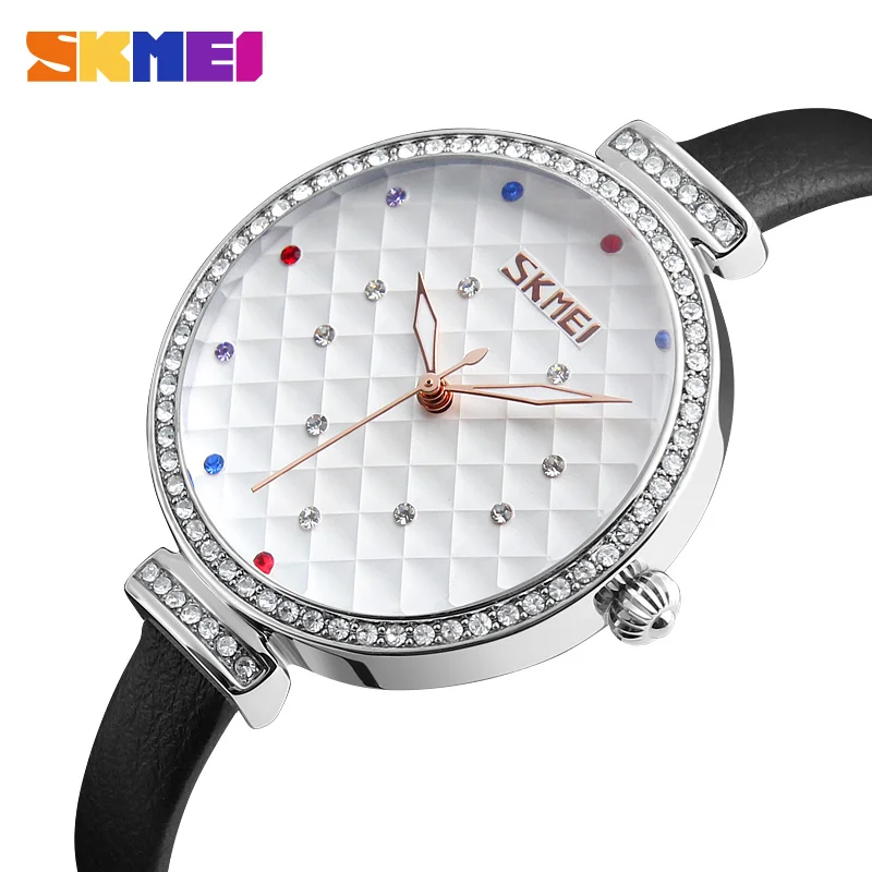 SKMEI Simple Quartz Watch Fashion Women Watches 3Bar Waterproof Leather Fine Strap Bright Stars Dial relogio feminino 9142 Lady
SKMEI Simple Quartz Watch Fashion Women Watches 3Bar Waterproof Leather Fine Strap Bright Stars Dial relogio feminino 9142 Lady