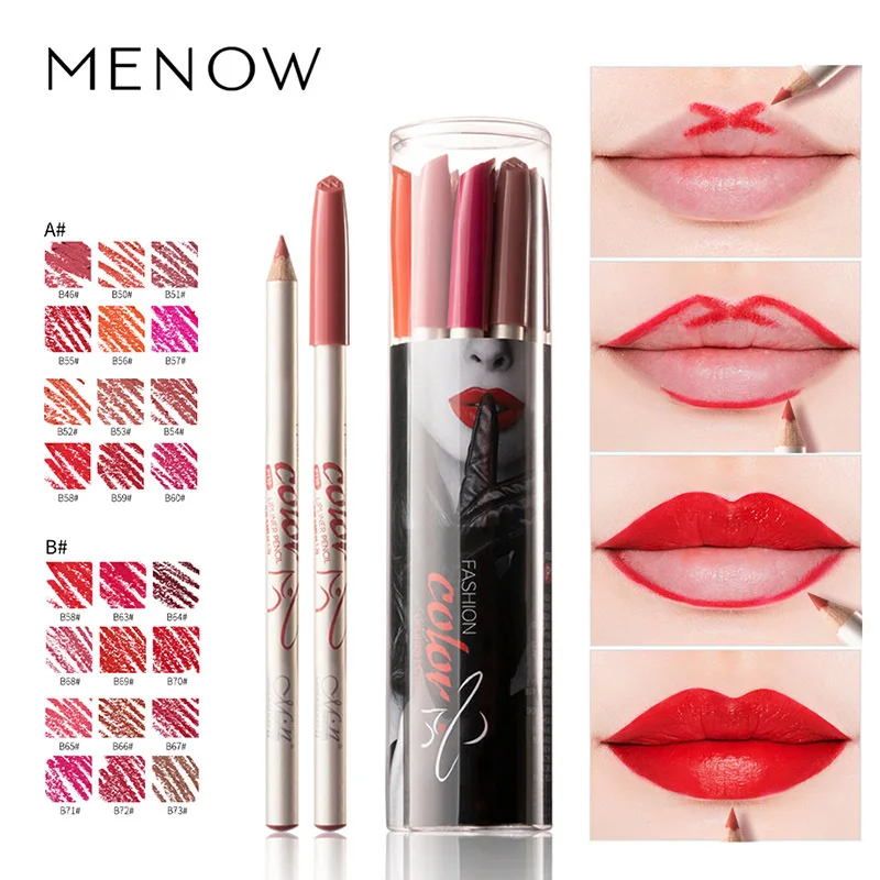 MEMOW Cosmetic Lipliner Waterproof Long Lasting Smooth Natural Soft Pencil Contour Professional Matte Wooden Pole Lipliner Pen
MEMOW Cosmetic Lipliner Waterproof Long Lasting Smooth Natural Soft Pencil Contour Professional Matte Wooden Pole Lipliner Pen