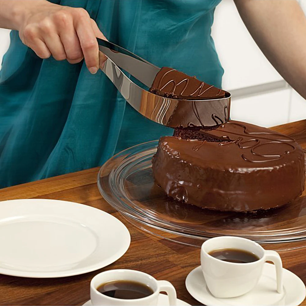 Stainless Steel Cake Slicer Cutter Cake Pie Divider Cutter Bread And Butter Cake Baking Gadgets Wedding Favor Gift Dessert Tools
Stainless Steel Cake Slicer Cutter Cake Pie Divider Cutter Bread And Butter Cake Baking Gadgets Wedding Favor Gift Dessert Tools