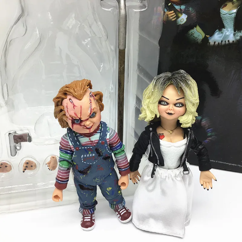 In Stock NECA Bride Of Chucky Figure Ultimate Chucky Tiffany Chucky Gets Lucky PVC Action Figure collect Model Toy Doll
In Stock NECA Bride Of Chucky Figure Ultimate Chucky Tiffany Chucky Gets Lucky PVC Action Figure collect Model Toy Doll