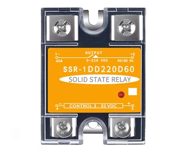 Solid-State Relay 60a24v DC Direct Control Flow SSR-1 Dd220d60 Single-Phase Small Module
Solid-State Relay 60a24v DC Direct Control Flow SSR-1 Dd220d60 Single-Phase Small Module