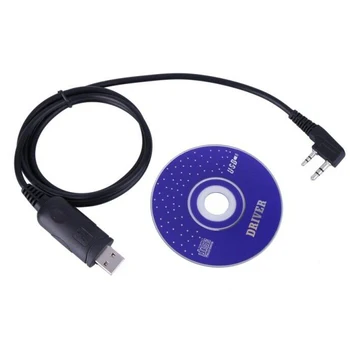 Line Replacement Accessories Write Software CD Black USB Programming Cable Stable Professional Walkie Talkie For Baofeng UV-5R
Line Replacement Accessories Write Software CD Black USB Programming Cable Stable Professional Walkie Talkie For Baofeng UV-5R