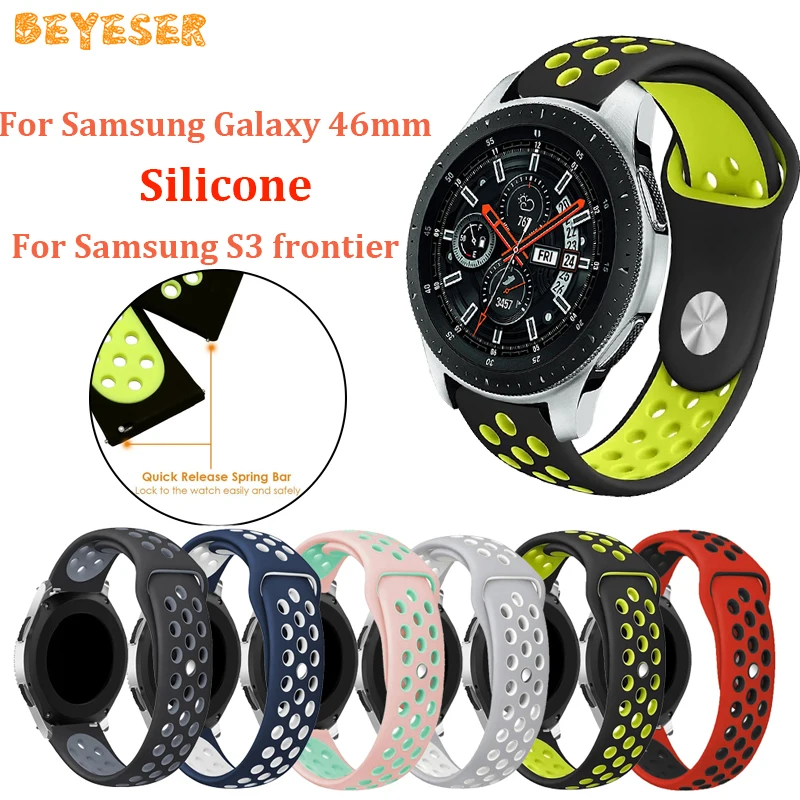 22mm breathable Silicone wristband For Samsung Galaxy 46mm watch band Replacement For Huami AMAZFIT 2/2s Bracelet watches straps
22mm breathable Silicone wristband For Samsung Galaxy 46mm watch band Replacement For Huami AMAZFIT 2/2s Bracelet watches straps