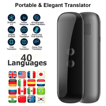 Smart Instant Translator Voice Bluetooth Translation Device Portable 40 Languages for Travel DNJ998
Smart Instant Translator Voice Bluetooth Translation Device Portable 40 Languages for Travel DNJ998