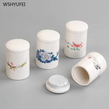 1Pcs New celadon travel portable tea seal with lid coffee bean candy biscuit collection storage tank kitchen storage supplies
1Pcs New celadon travel portable tea seal with lid coffee bean candy biscuit collection storage tank kitchen storage supplies