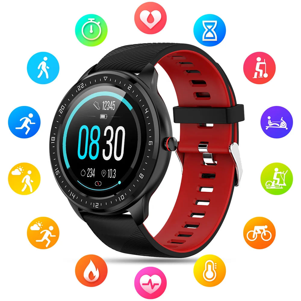 Tipmant Smart Watch Fitness Trackers With Heart Rate Monitor IP68 Waterproof 1.3" Touch Screen Pedometer Stopwatch Sleep Tracker
Tipmant Smart Watch Fitness Trackers With Heart Rate Monitor IP68 Waterproof 1.3" Touch Screen Pedometer Stopwatch Sleep Tracker