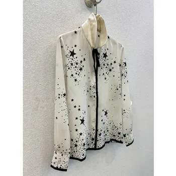 Exceed Beautiful Stars Printing Diamond Buckle Silk Tiny Ventilation Quality Shirt
Exceed Beautiful Stars Printing Diamond Buckle Silk Tiny Ventilation Quality Shirt