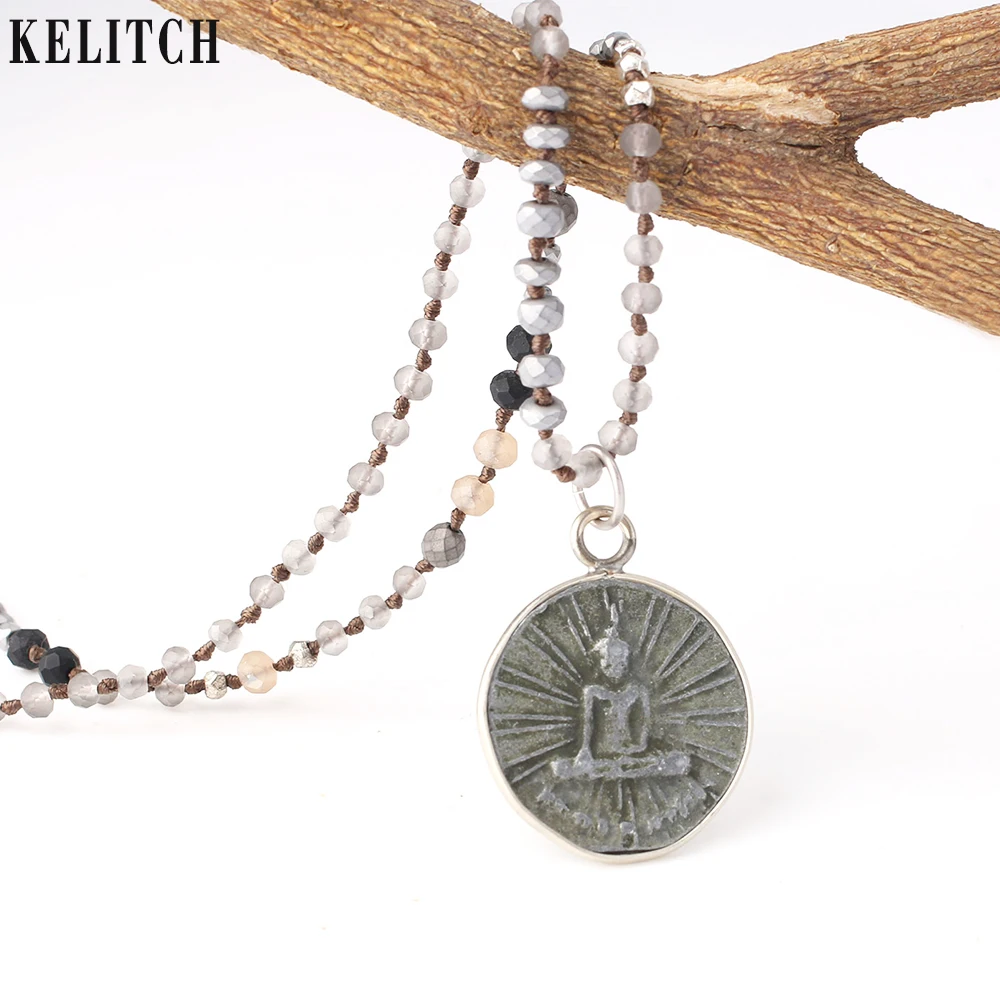 KELITCH Muliti Color Crystal & Hematite Beads Necklace Handmade Men Women Jewelry Friendship Lucky Strand Chain Necklace Newest 
KELITCH Muliti Color Crystal & Hematite Beads Necklace Handmade Men Women Jewelry Friendship Lucky Strand Chain Necklace Newest