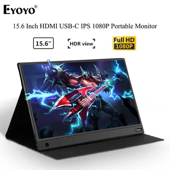 Eyoyo EM15D thin portable gaming monitor IPS lcd Screen FHD HDR 15.6 usb type c hdmi for laptop phone xbox switch ps4 Display
Eyoyo EM15D thin portable gaming monitor IPS lcd Screen FHD HDR 15.6 usb type c hdmi for laptop phone xbox switch ps4 Display