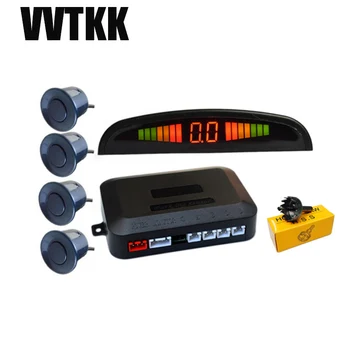 Car Auto Park Electronic LED Parking Sensor Reversing Radar 4 Sensors and 7 Colors Reversing Radar Monitoring Detector System
Car Auto Park Electronic LED Parking Sensor Reversing Radar 4 Sensors and 7 Colors Reversing Radar Monitoring Detector System