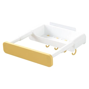 Storage Holders 4 Telescopic Hook Storage Rack Organization Hidden Bathroom Kitchen Goods Retractable Washbasin Shelf 2 Colors 
Storage Holders 4 Telescopic Hook Storage Rack Organization Hidden Bathroom Kitchen Goods Retractable Washbasin Shelf 2 Colors