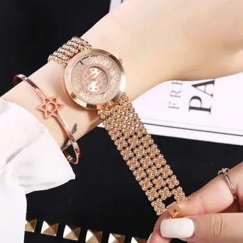 Fashion Women Watches Simple Romantic Rose Gold Watch Diamond-encrusted Watch Wrist Watch Ladies Relogio Feminino Reloj Mujer
Fashion Women Watches Simple Romantic Rose Gold Watch Diamond-encrusted Watch Wrist Watch Ladies Relogio Feminino Reloj Mujer