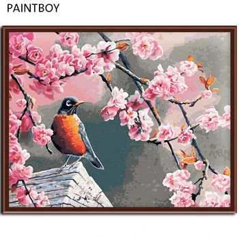 New Wall Art Frameless Pictures Painting By Numbers Handwork Canvas Oil Painted Home Decor Of Flower And Bird G041
New Wall Art Frameless Pictures Painting By Numbers Handwork Canvas Oil Painted Home Decor Of Flower And Bird G041