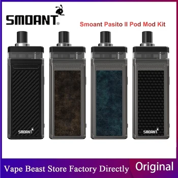 Original Smoant Pasito II Pod Mod Kit with 80W Max Output & 2500mAh Inbuilt Battery 6ml Cartridge Smoant Pasito 2 E-cig vape Kit
Original Smoant Pasito II Pod Mod Kit with 80W Max Output & 2500mAh Inbuilt Battery 6ml Cartridge Smoant Pasito 2 E-cig vape Kit