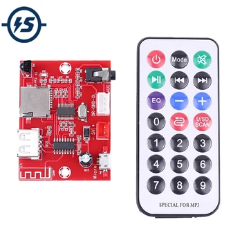 DC 5V Bluetooth Audio Decoder Module U-disk/TF Card Bluetooth Receiver Module AUX Output Remomte Controller
DC 5V Bluetooth Audio Decoder Module U-disk/TF Card Bluetooth Receiver Module AUX Output Remomte Controller