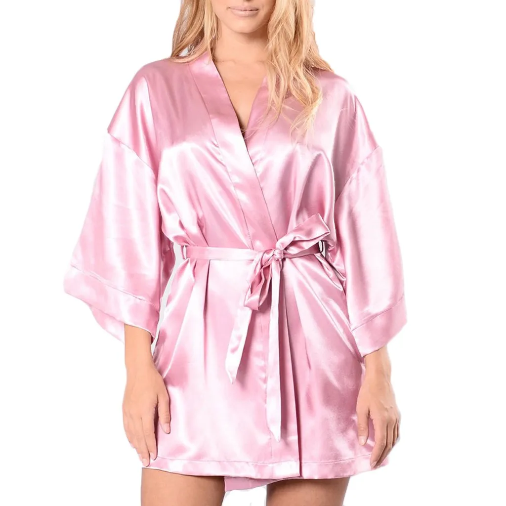SAGACE Casual Women Sleepwear Robes Plus Size Loose Sexy Lingerie Women Silk Lace Robe Satin Bathrobe Sleepwear Ladies Pajamas
SAGACE Casual Women Sleepwear Robes Plus Size Loose Sexy Lingerie Women Silk Lace Robe Satin Bathrobe Sleepwear Ladies Pajamas