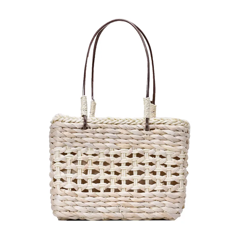 Mid Women's Handbag Rattan Small Summer Beach Straw Bag Drawstring Shoulder Bag Solid Color Woven Bag Flap 2020 New Fashion Tote
Mid Women's Handbag Rattan Small Summer Beach Straw Bag Drawstring Shoulder Bag Solid Color Woven Bag Flap 2020 New Fashion Tote