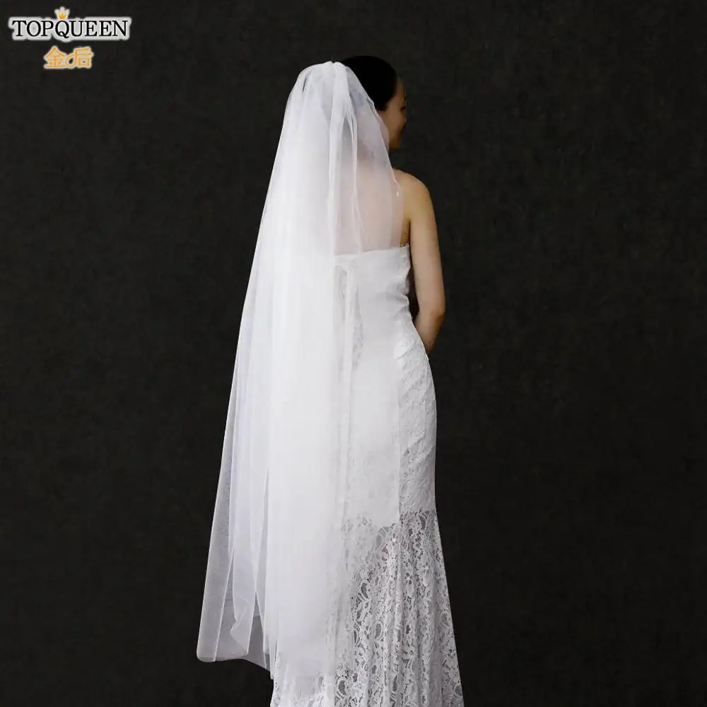 TOPQUEEN V30 Simple Elegant 140CM Bridal Veil with Hair Comb White Ivory Wedding Tulle Double-Layer for Women Marriage Banquet
TOPQUEEN V30 Simple Elegant 140CM Bridal Veil with Hair Comb White Ivory Wedding Tulle Double-Layer for Women Marriage Banquet