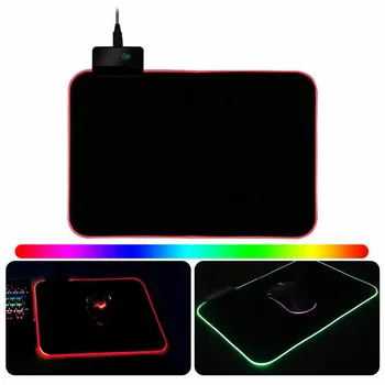 Creative RGB LED Lighting Gaming Mouse Pad Table Mat for PC Laptop Computer Mat Rubber Keyboard Desk Pad 350*250mm
Creative RGB LED Lighting Gaming Mouse Pad Table Mat for PC Laptop Computer Mat Rubber Keyboard Desk Pad 350*250mm