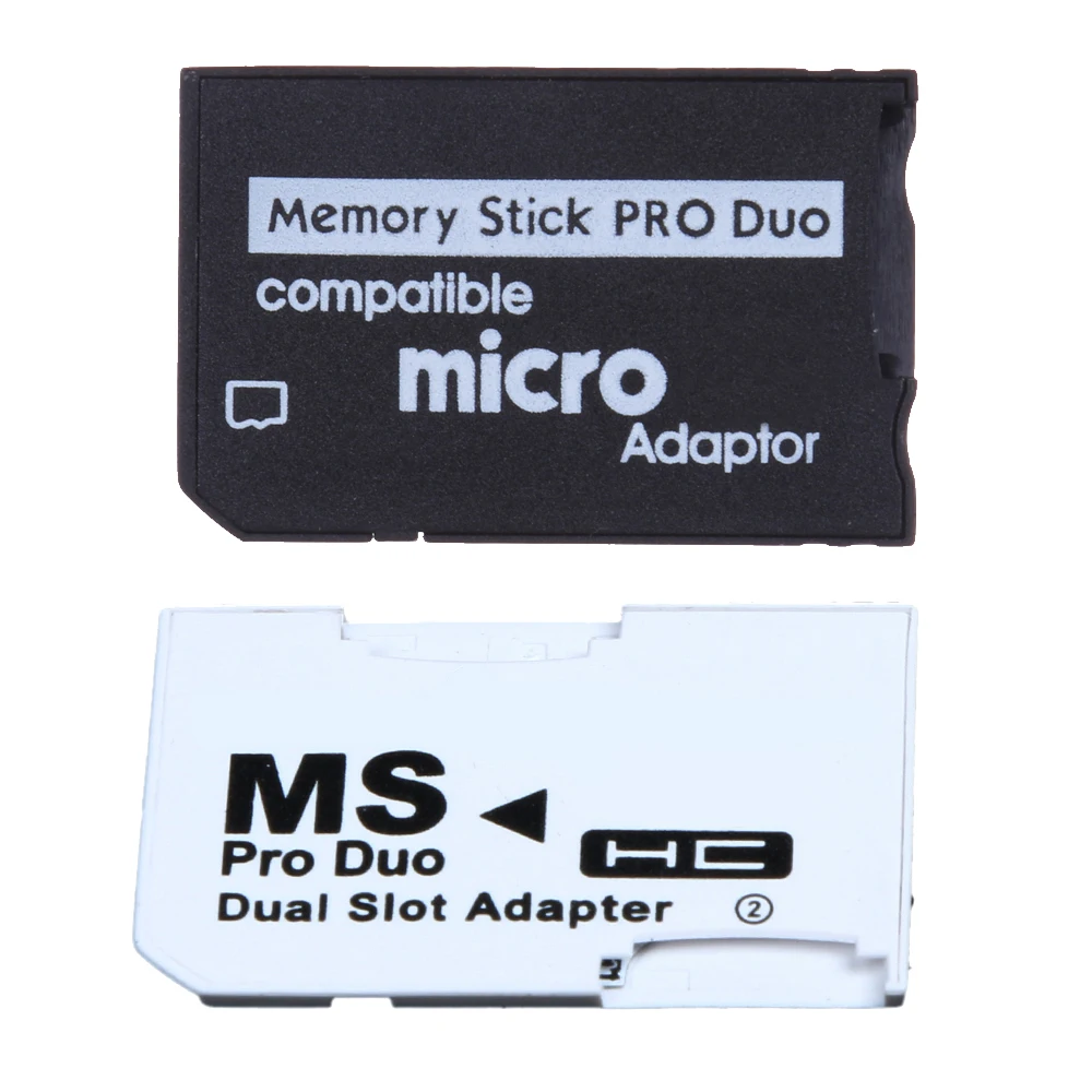 Мини-кардридер для карт памяти Pro Duo Новый адаптер Micro SD TF на MS один слот/два слота