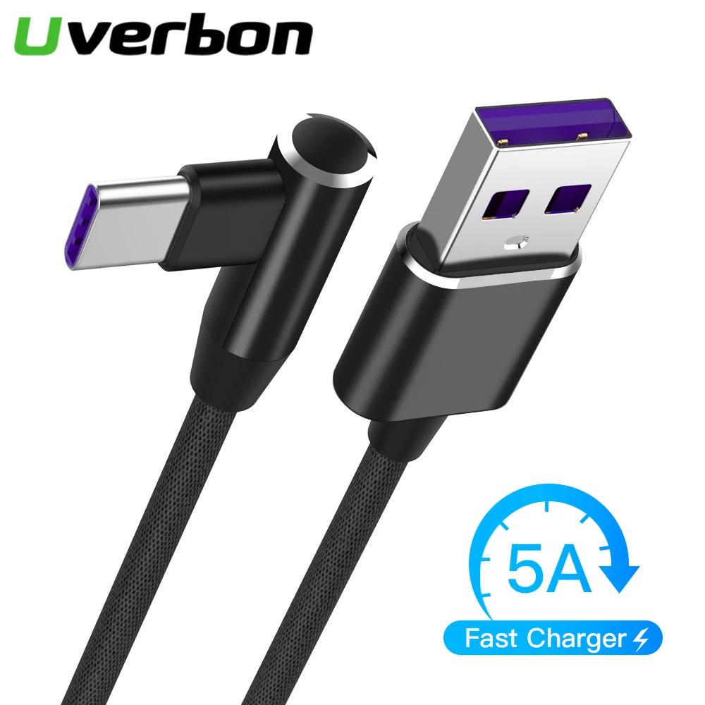 5A Type C Cable 90 Degree Type-C Fast Charge Data Cord USB C Supercharge Cabo For Huawei Mate20 P20 Fast Charging Cable USB-C
5A Type C Cable 90 Degree Type-C Fast Charge Data Cord USB C Supercharge Cabo For Huawei Mate20 P20 Fast Charging Cable USB-C