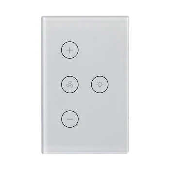 Smart WiFi Switch for Fan Light Compatible with Alexa Home Smart Life App Control
Smart WiFi Switch for Fan Light Compatible with Alexa Home Smart Life App Control